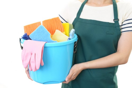 Steam cleaning equipment used on carpet flooring