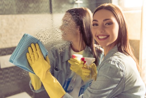 Deep cleaning carpets in a commercial Roehampton workplace